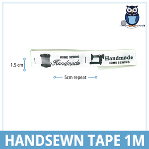 Handsewn With Love Tape x 1M