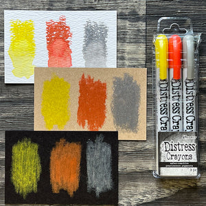 Tim Holtz Distress Crayon (Set 3) Halloween Set