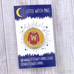 HP ENAMEL PIN | RON'S SWEATER