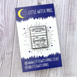 HP ENAMEL PIN | LIBRARY