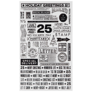 Tim Holtz Idea-Ology Remnant Rubs | Christmas (TH94296)