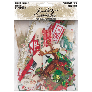 Tim Holtz Idea-Ology Ephemera Pack | Christmas 2023