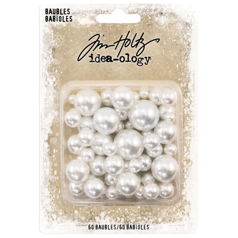 Tim Holtz Idea-Ology | Baubles (60 Pieces) TH94099