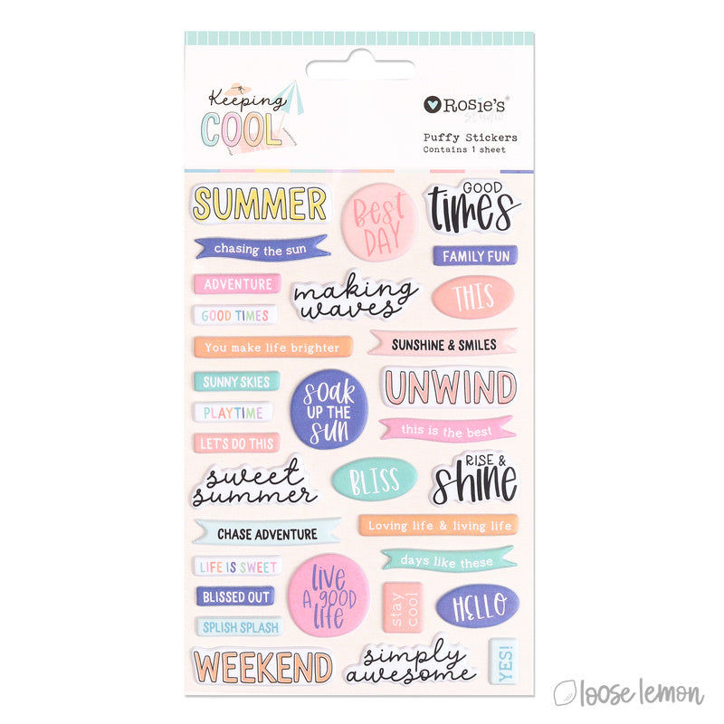 Keeping Cool | Puffy Mini Sentiments