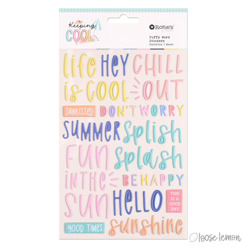 Keeping Cool | Puffy Sentiments