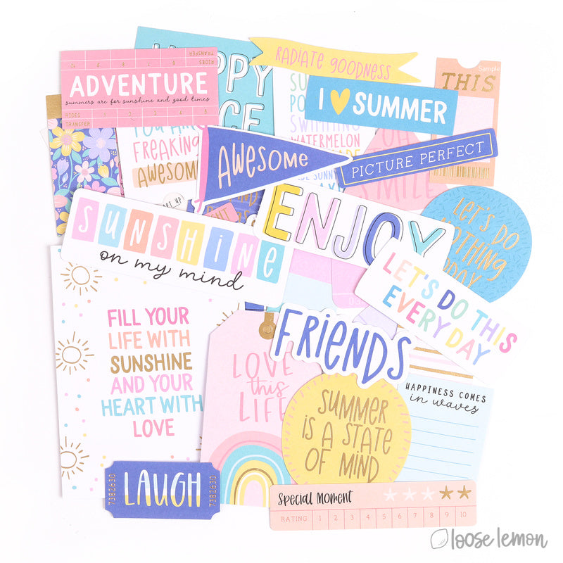 Keeping Cool | Diecut Sentiments (136 Pcs)