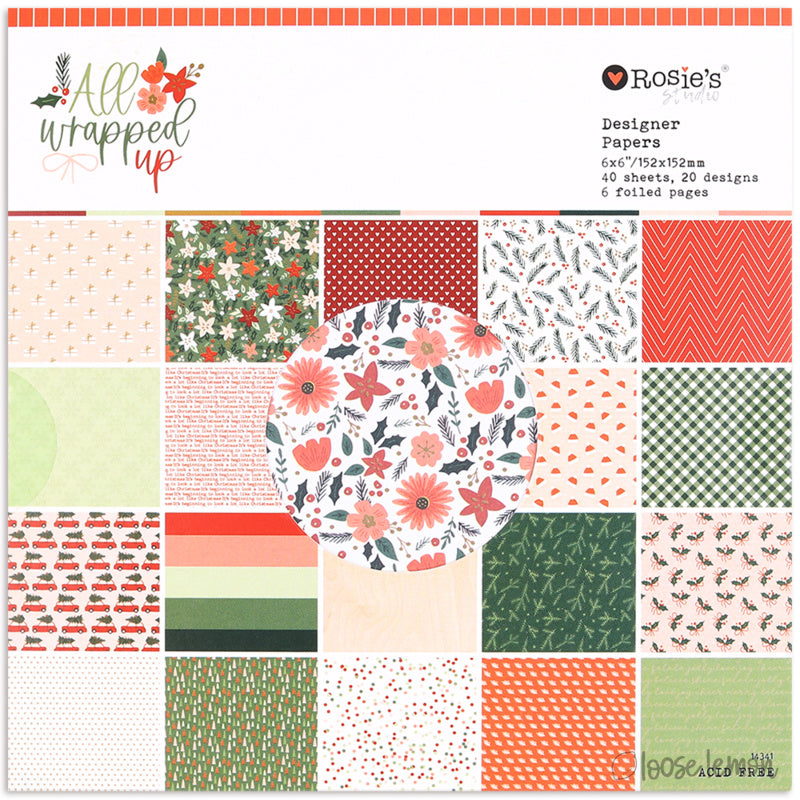 All Wrapped Up | 6" X 6" Paper Pad (40 Sheets)