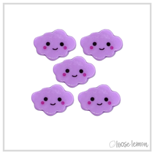 Resin Clouds x 5 | Purple