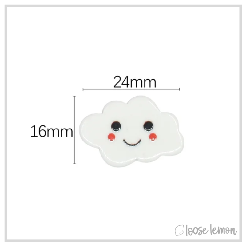 Resin Clouds x 5 | Pink