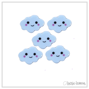 Resin Clouds x 5 | Blue