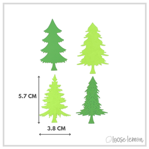 Cutting Dies | Trees X 4