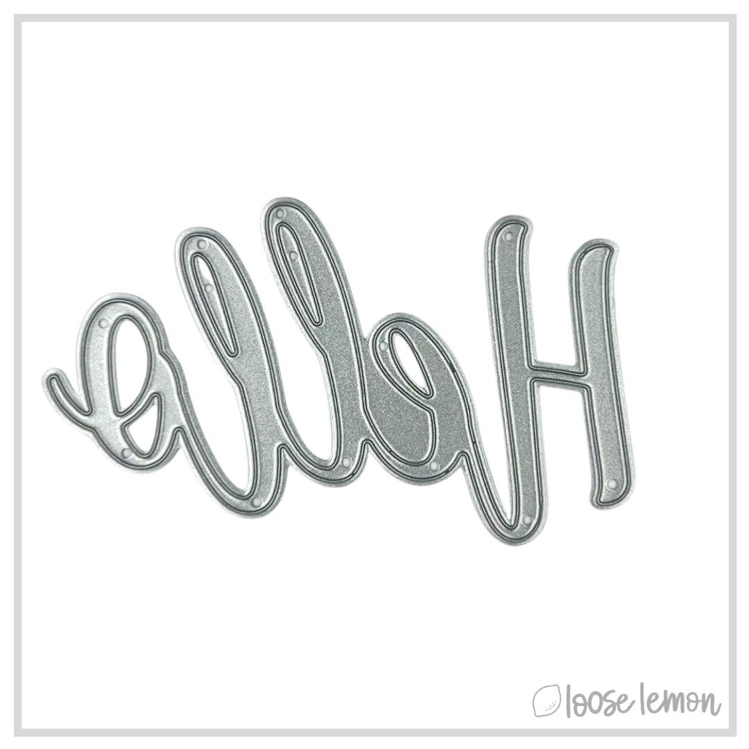Cutting Dies | Hello (1 Piece)