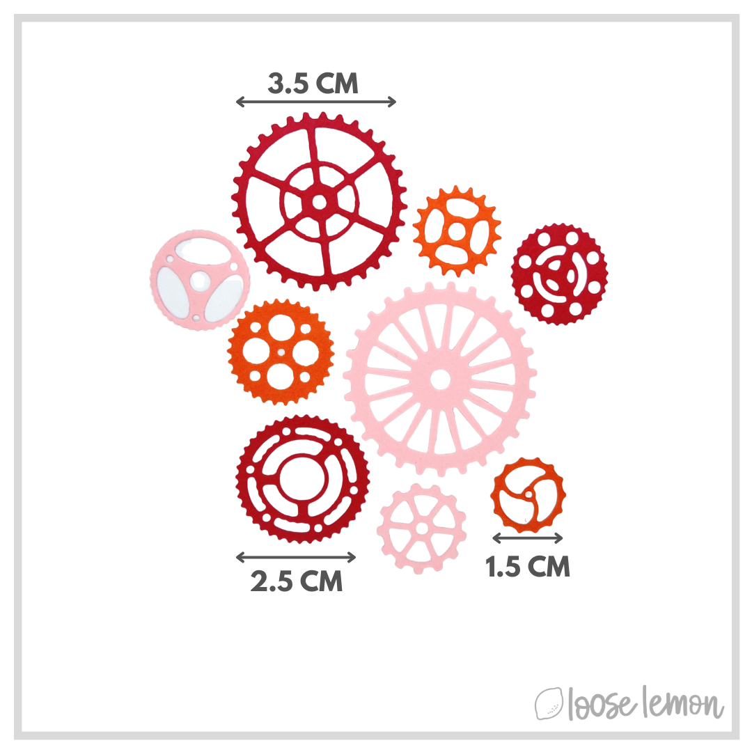 Cutting Dies | Gears (9 Pieces)
