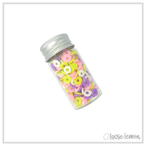 Flat Beads | Spring Mix (16G Jar)