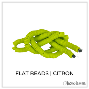 Flat Beads | Citron