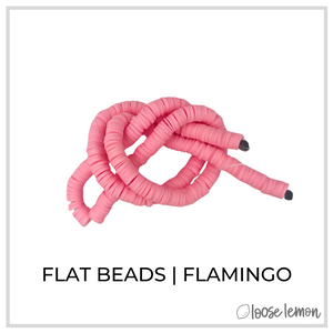 Flat Beads | Flamingo