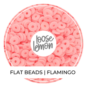 Flat Beads | Flamingo