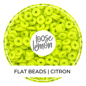 Flat Beads | Citron