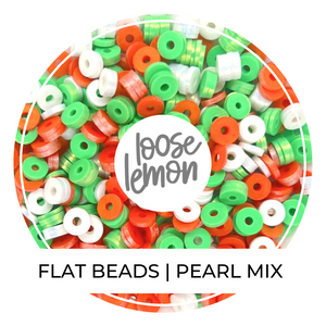 Flat Beads | Pearl Mix (16G Jar)