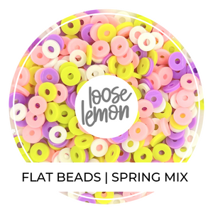 Flat Beads | Spring Mix (16G Jar)