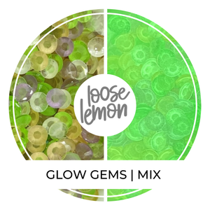 Glow in The Dark Gems | MIX (5mm)