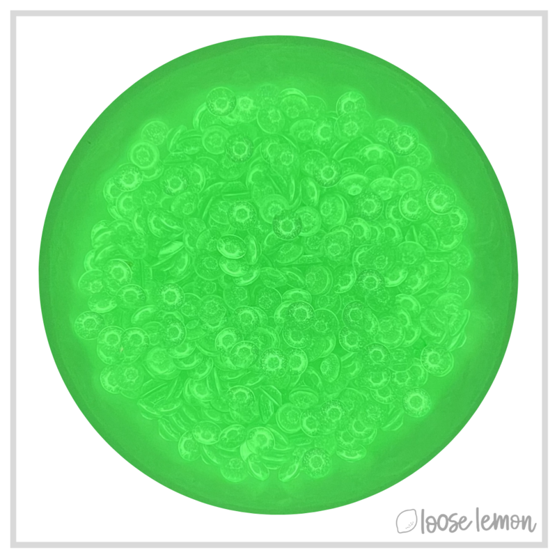 Glow in The Dark Gems | Green (5mm)