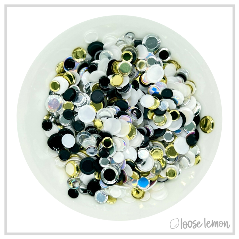 Round Sequins | Neutrals Mixed (Mixed Size)