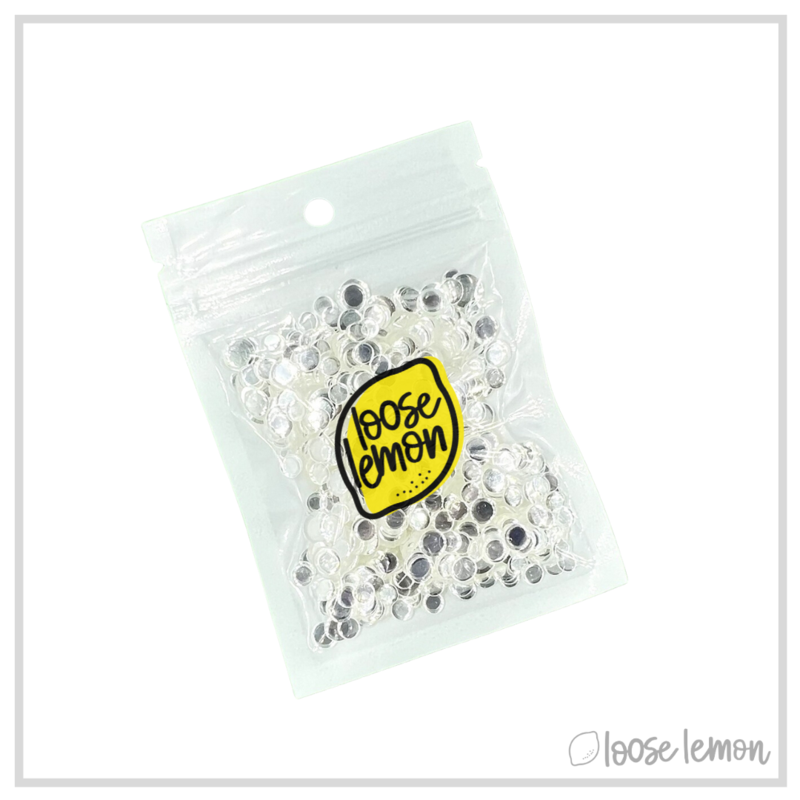 Round Sequins | Crystal (Mixed Size)