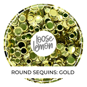 Round Sequins | Gold (Mixed Size)