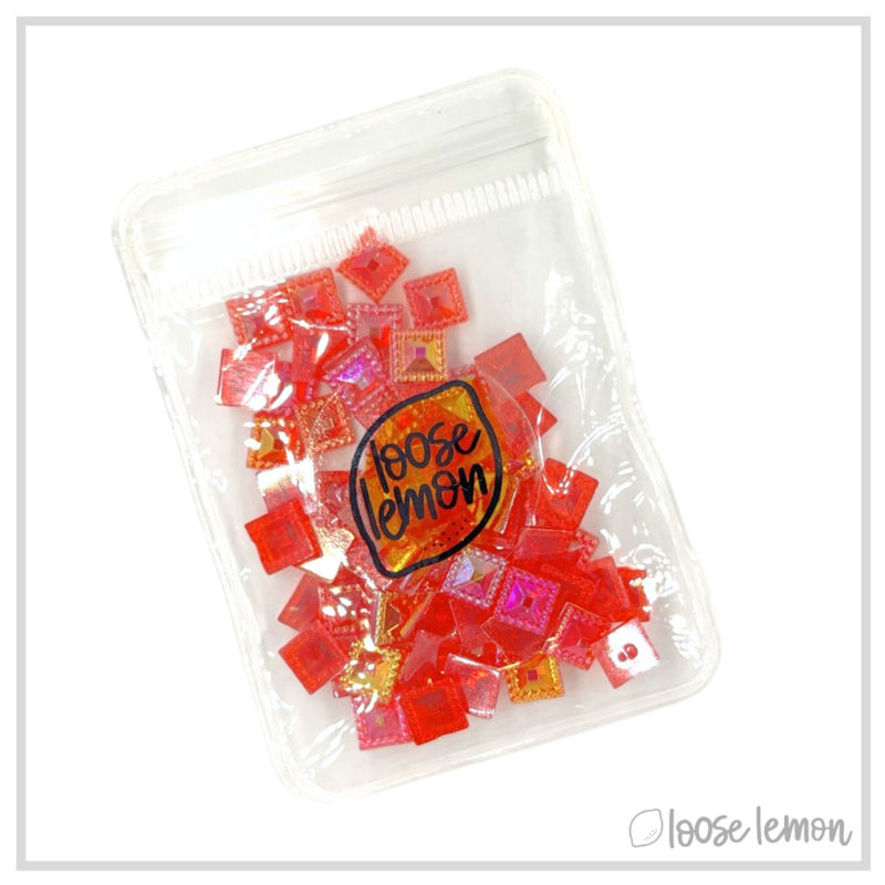 Square Gems | Red
