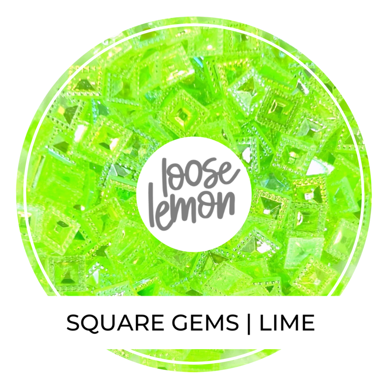 Square Gems | Lime