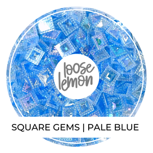 Square Gems | Pale Blue