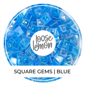 Square Gems | Blue