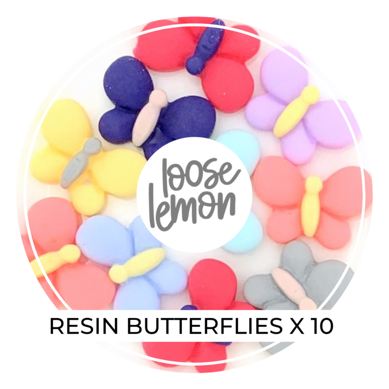 Resin Butterflies x 10