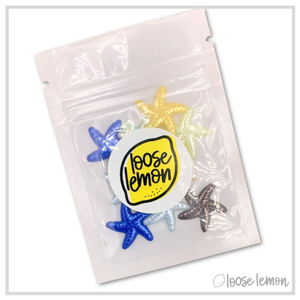 Resin Starfish x 10 (Blue)