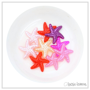 Resin Starfish x 10 (Pink)