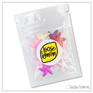 Resin Starfish x 10 (Pink)