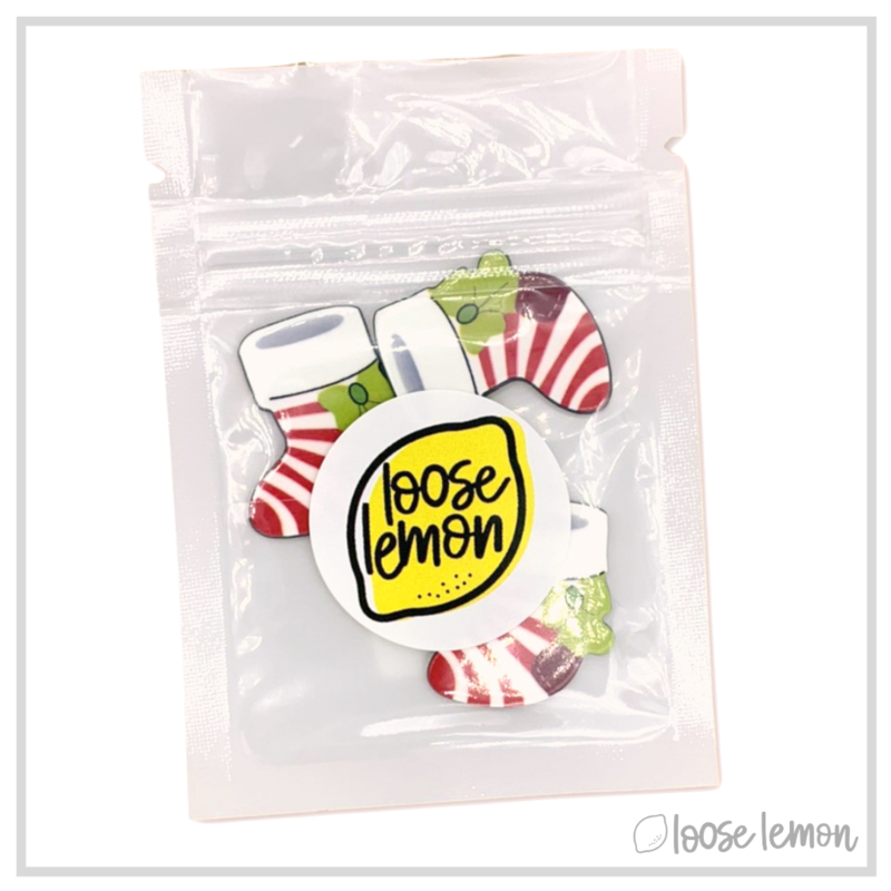 Resin Christmas Stockings x 3