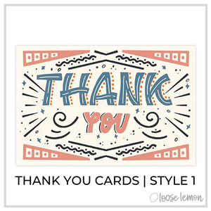 Thank You Cards | Style 1