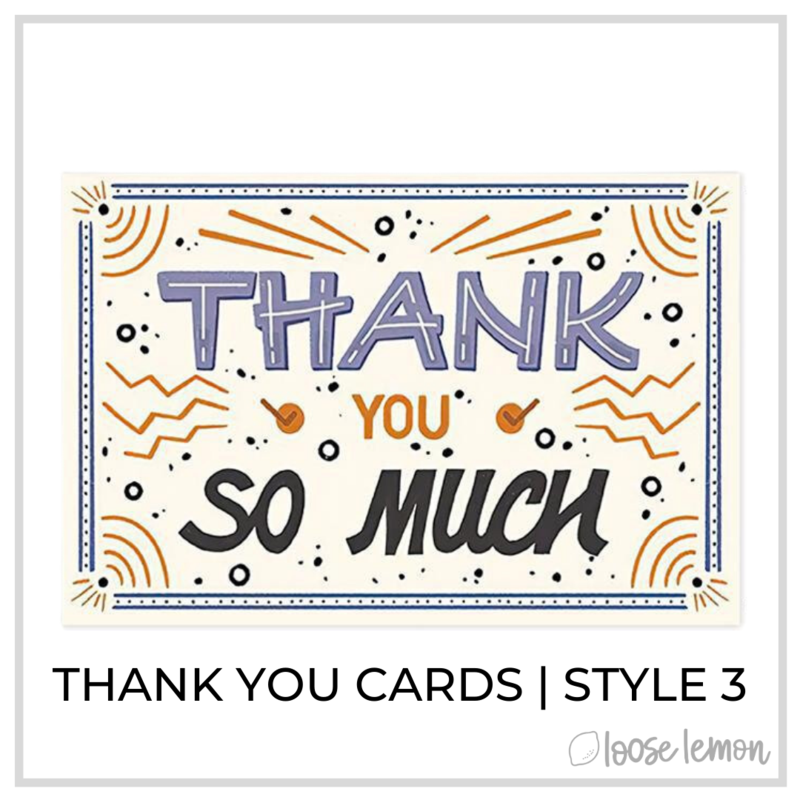 Thank You Cards | Style 3