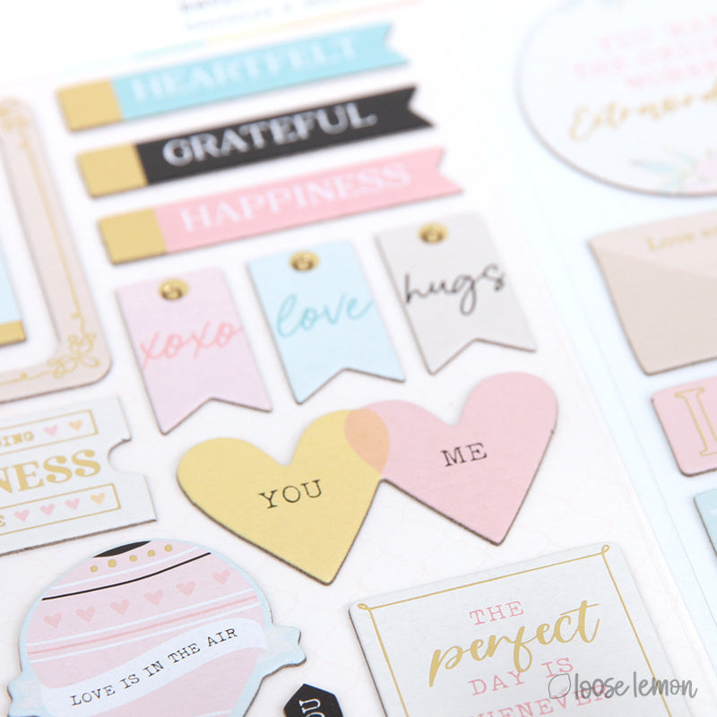 Unconditional | Chipboard Embellishments