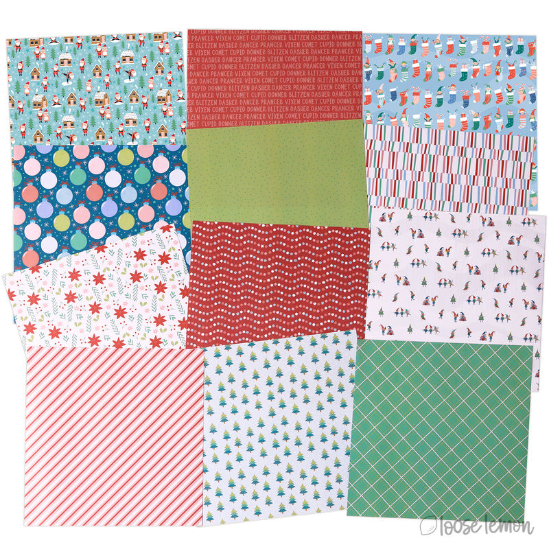Very Merry | 12" X 12" Paper Pack ( 20 Sheets)