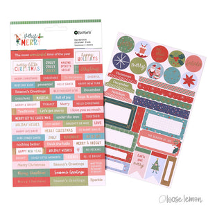 Very Merry | Cardstock Stickers (2 Sheets)