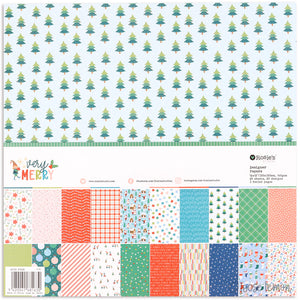 Very Merry | 12" X 12" Paper Pack ( 20 Sheets)