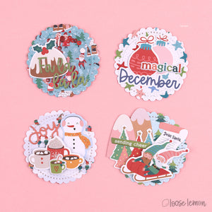 Very Merry | Diecut Cardstock Journal Pieces (44 Pcs)