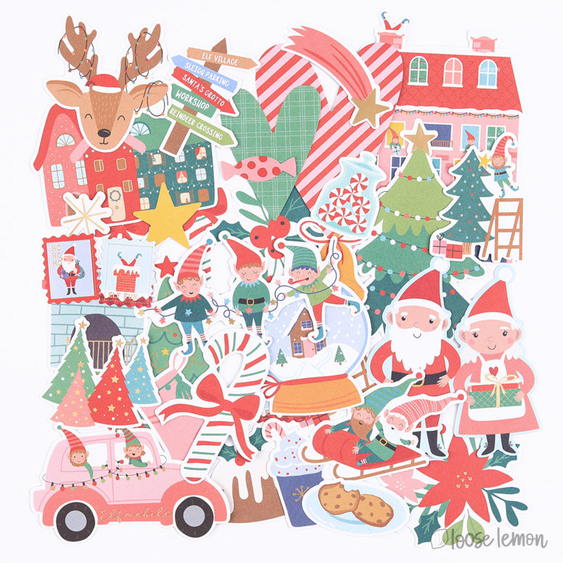 Very Merry | Diecut Cardstock Ephemera (166 Pcs)