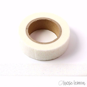 Clearance: White Large Glitter Washi Tape (5M)