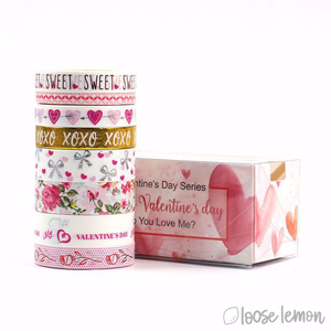 8 Washi Valentine's Set - Washi Tape (10M)