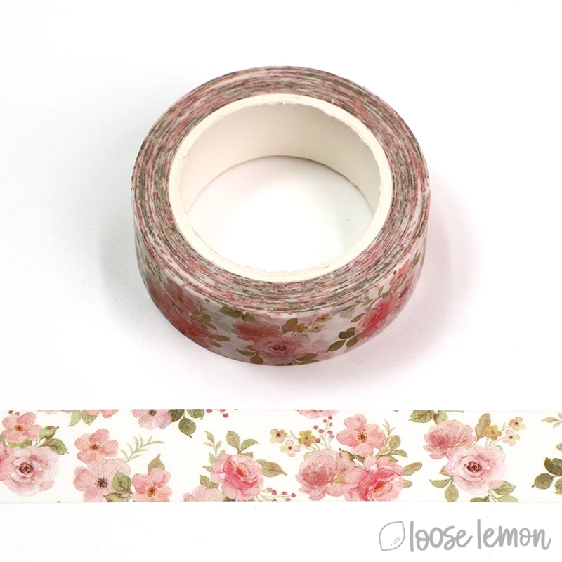 Fun Florals (4) - Washi Tape (10M)