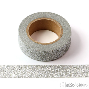 Silver Glitter Washi Tape (5M)